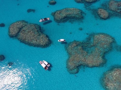 石垣島の海-航空写真